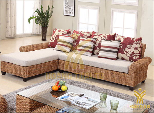 sofa lục bình trang trí phòng khách