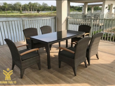 Cách bảo quản bàn ghế nhựa giả mây bền đẹp