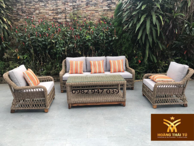 Địa chỉ phân phối bàn ghế sofa nhựa giả mây Hà Nội