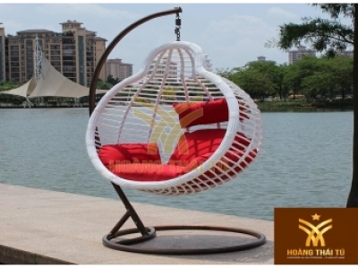 Xích đu sân vườn đẹp hút mắt - Điểm nhấn không gian 