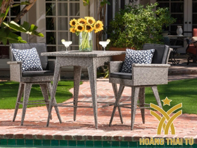 Top những ưu điểm khi sử dụng ghế quầy bar giả mây mà bạn chưa biết