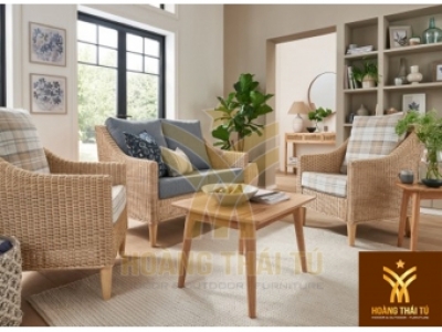 Giá bộ bàn ghế mây phòng khách là bao nhiêu, mua ở đâu?