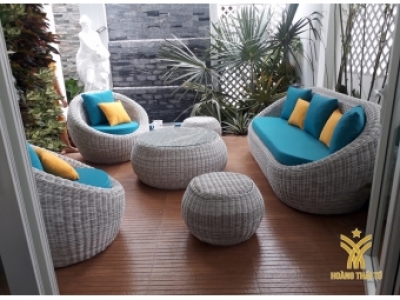 Những chú ý quan trọng khi chọn mua sofa mây nhựa phòng khách